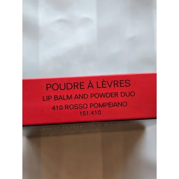 CHANEL Lip Balm and Powder Duo 410 Rosso Pompeiano MU3